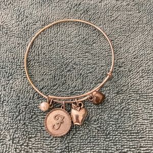 Silver bracelet with charms!